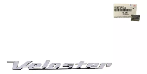 Emblema Tampa Traseira Hyundai Veloster 2011 A 2017