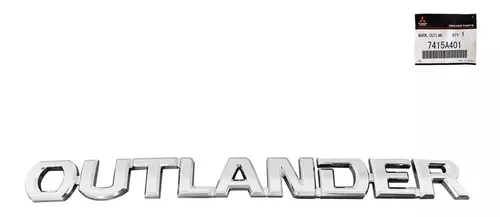 Emblema Tampa Traseira Mitsubishi Outlander 2014 A 2021