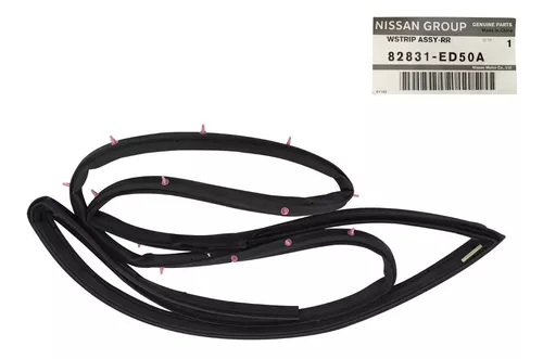 Borracha Porta Traseira Esquerda Nissan Tiida 2007/12