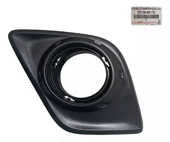 Moldura Farol Neblina Lado Esquerdo Toyota Hilux 2016/18