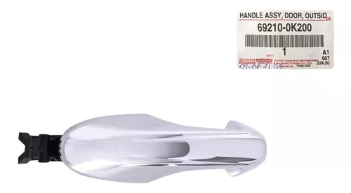 Maçaneta Porta Traseira Toyota Hillux Sw4 2016 A 2020