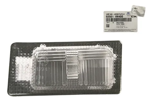 Lanterna Placa Lado Esquerdo Kia Cerato 14/18 Elantra 11/15