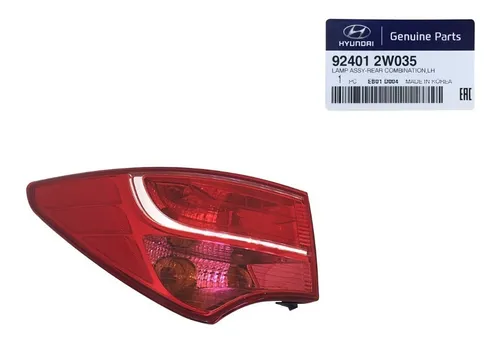 Lanterna Traseira Lado Esquerdo Hyundai Santa Fe 2013/16