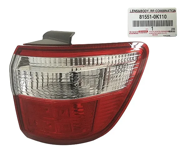 Lanterna Traseira Lado Direito Hilux Sw4 2009 A 2011