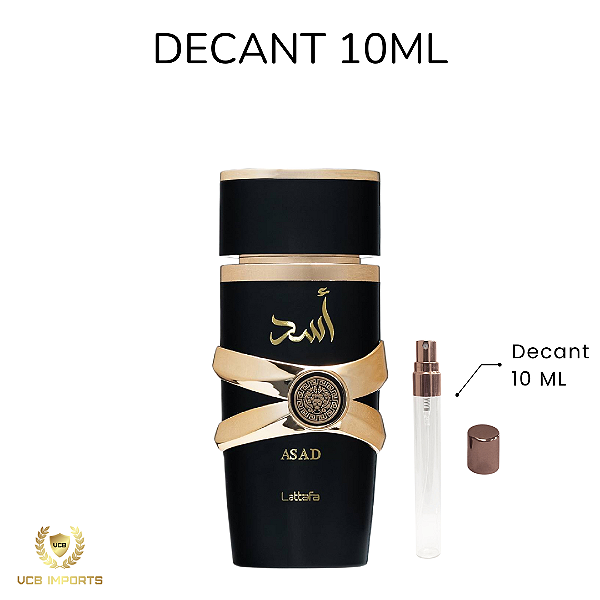 Decant Asad Lattafa - 10ml - Eau de Parfum - Masculino