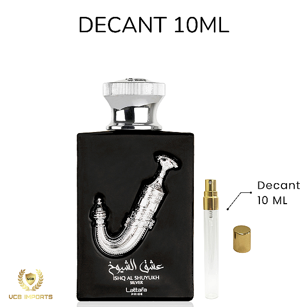 Decant ISHQ Al Shuyukh Silver Lattafa - 10ml - Eau de Parfum - Unissex