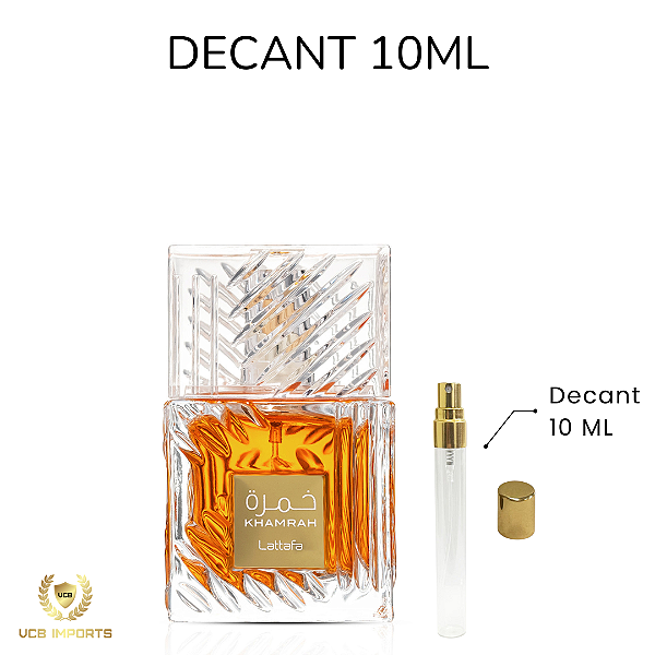 Decant Khamrah Lattafa - 10ml - Eau de Parfum - Unissex