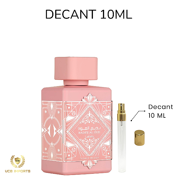 Decant Bade'e Al Oud Noble Blush Lattafa - 10ml - Eau de Parfum - Feminino