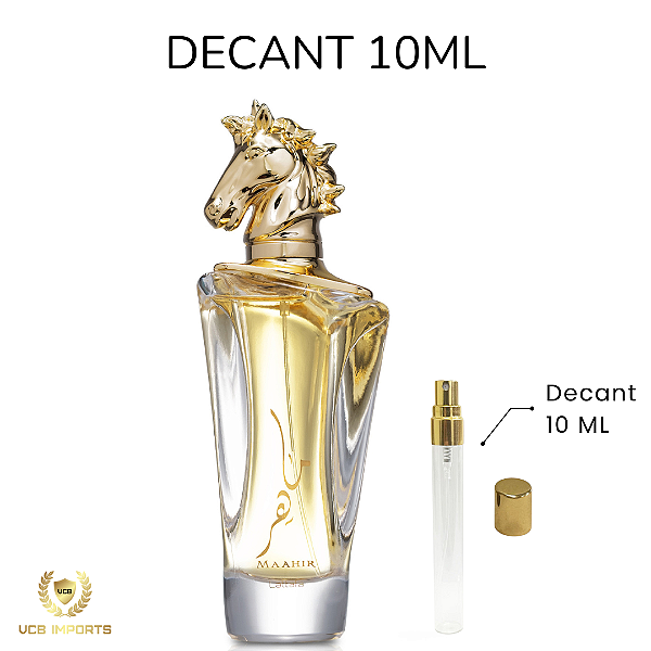 Decant Maahir Gold Lattafa - 10ml - Eau de Parfum - Unissex