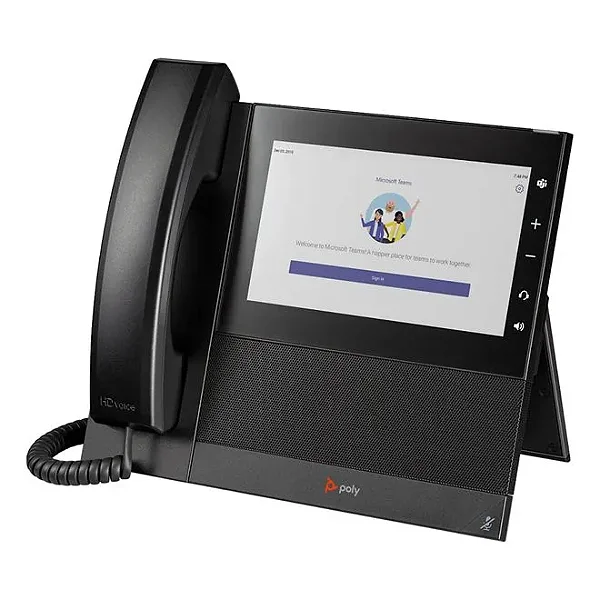 Telefone IP Poly CCX 600 MS Teams SIP PoE Touch 7" 82Z84AA