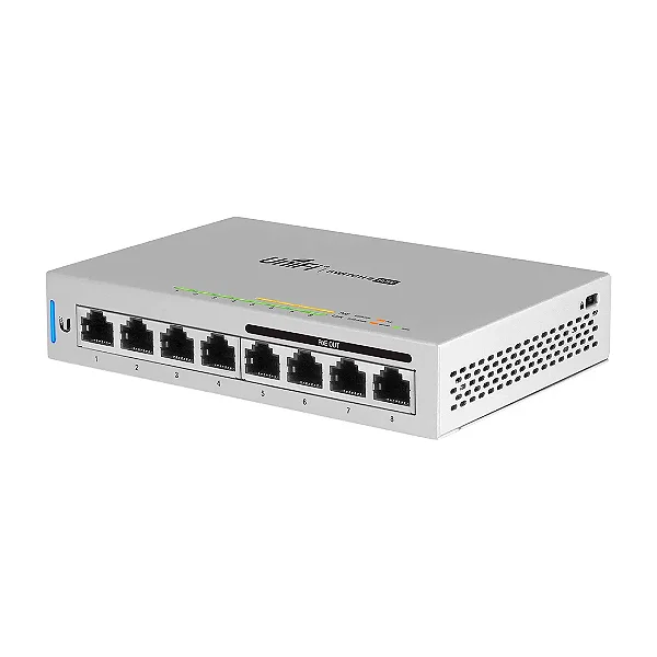 Switch Ubiquiti UniFi 8P (4P) PoE - US-8-60W