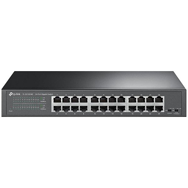 Switch TP-LINK Mesa/Rack 24 Portas Gigabit TL-SG1024D