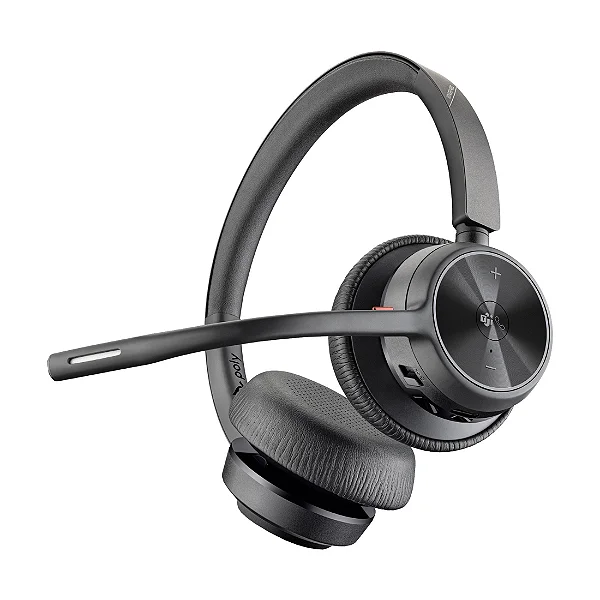 Headset HP Poly 4320-MS Teams Stereo + Suporte de carregamento - 77Z32AA