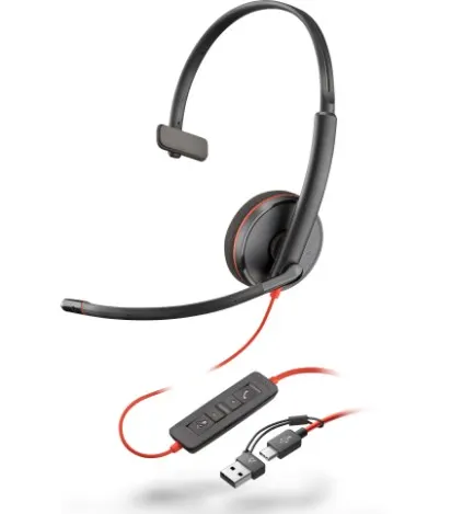 Headset Poly Blackwire C3210 8X214AA