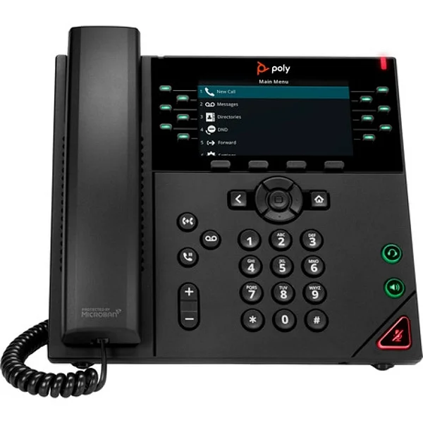 Telefone HP Poly VVX 450 12IPPH PoE - 8B1L7AA#AC3