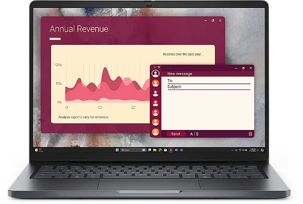 Notebook Dell Pro 14" CSG Intel Core Ultra 5 235U 16GB 512GB SSD Windows 11 Pro - 210-BRGQ-NBP1402