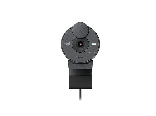 Webcam Logitech Brio 300 Grafite Full HD - 960-001413-C