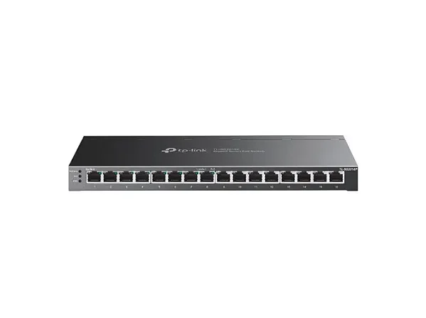 Switch TP-LINK Smart de 16 Portas Gigabit 8 Portas PoE - SG2016P