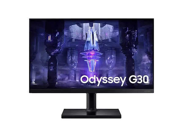 Monitor Gamer Samsung Odyssey G30 24" LCD Full HD 144Hz FreeSync Premium - LS24BG300ELMZD