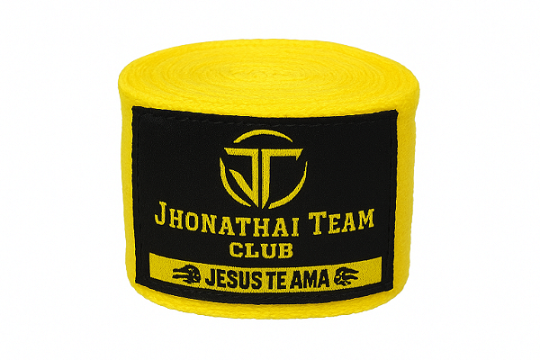 Bandagem Elástica Jhonathai Bandana Amarela