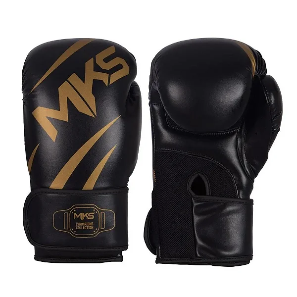 Luva de Boxe MKS Champions - Preta