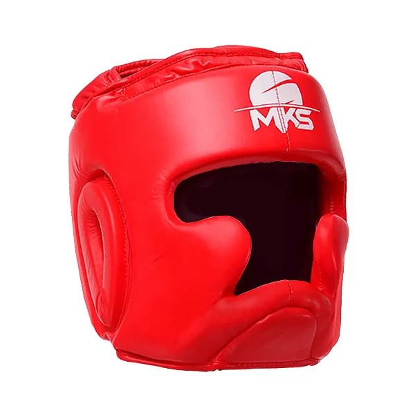 Head Guard Capacete de Boxe MKS Combat - Vermelho