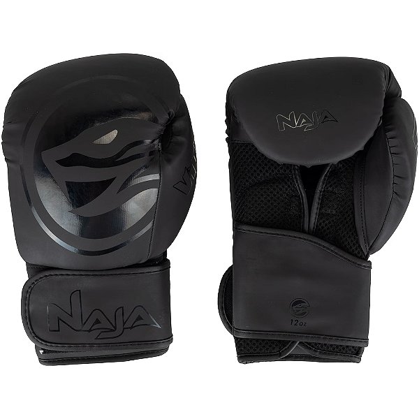 Luva Boxe/Muay Thai Naja Viper Preta
