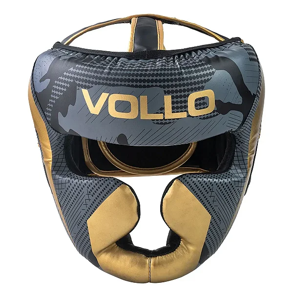 Protetor de Cabeça Capacete Fechado Boxe Muay Thai Vollo