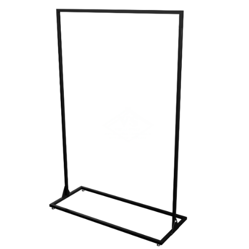 Arara Estrutura Industrial Desmontável 1,50 X 1,0 Branco Preto