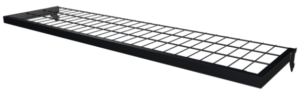 Arara Com Tela Prateleira Quadrada Para Cremalheira Tubo 20x30 - Estrutura Resistente
