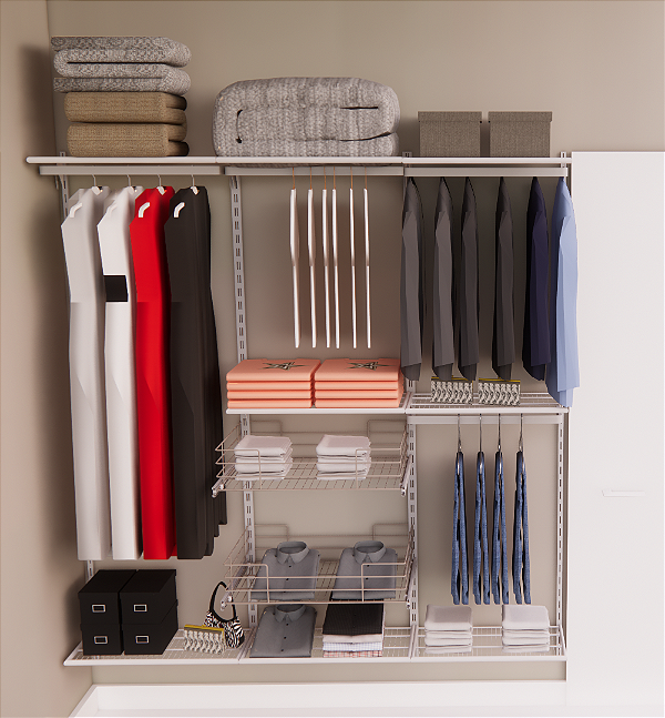 Estante Armário Multiuso de Parede Kit Girassol Closet – 1,80m