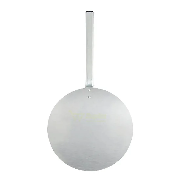 Pá para fornear pizza 35cm em alumínio (cabo curto)