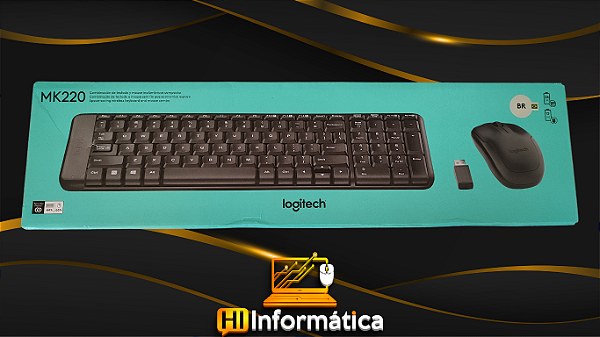 KIT LOGITECH MK235 SEM FIO