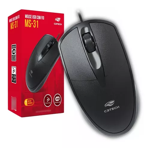 MOUSE C3TECH MS31 COM FIO