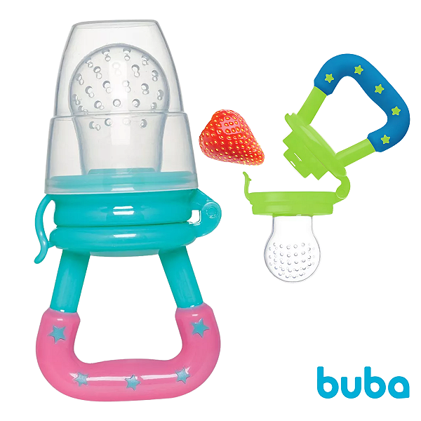 PORTA FRUTINHAS COM SUGADOR EM SILICONE BUBA