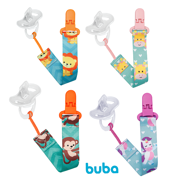 PRENDEDOR DE CHUPETA ANIMAL FUN