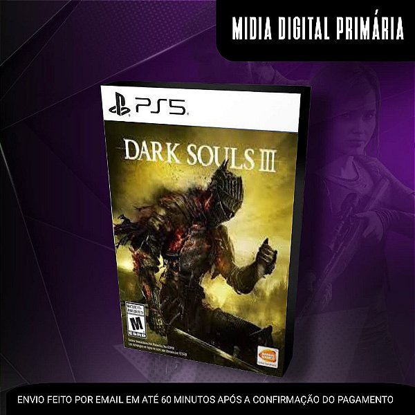 Dark Souls III Ps5 Mídia Digital (Primária) (Retrocompatível)