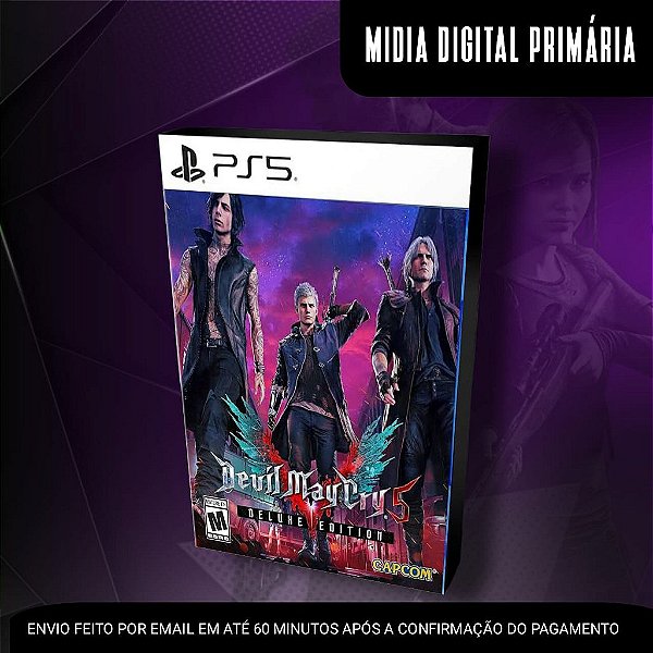 Devil May Cry 5 Deluxe Edition Ps5 Mídia Digital (Primária) (Retrocompatível)