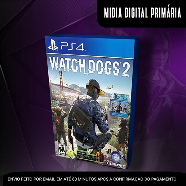 Watch Dogs 2 Ps4 Mídia Digital (Primária)