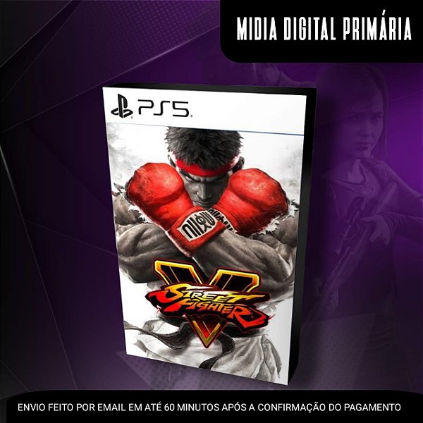 Street Fighter V Ps5 Mídia Digital (Primária) (Retrocompatível)