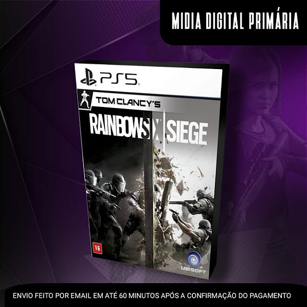 Tom Clancy's Rainbow Six Siege Ps5 Mídia Digital (Primária) (Retrocompatível)