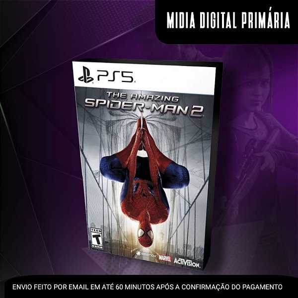 The Amazing Spider Man 2 Ps5 Mídia Digital (Primária) (Retrocompatível)