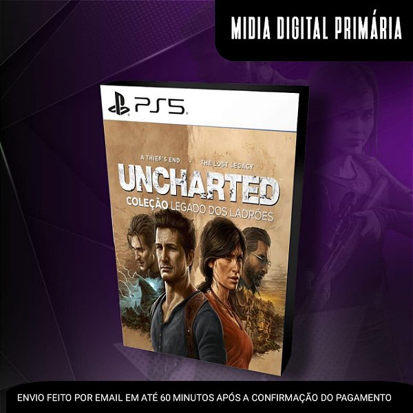 UNCHARTED: Coleção Legado dos Ladrões Ps5 Mídia Digital (Primária)
