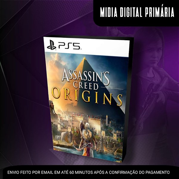 Assassin’s Creed Origins Ps5 Mídia Digital (Primária) (Retrocompatível)