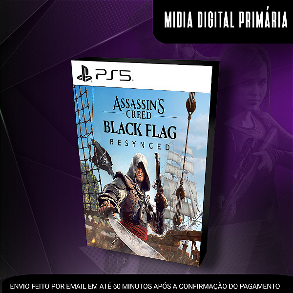 Pré-Venda Assassin's Creed Black Flag Resynced PS5 Mídia Digital (Primária)