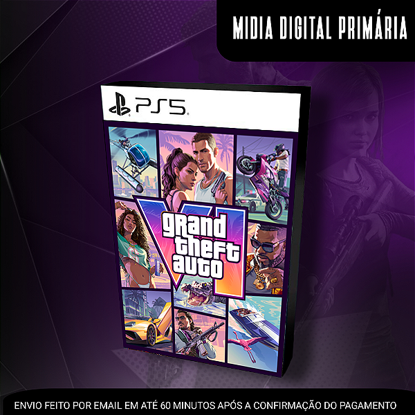 Pré Venda - Grand Theft Auto VI Ps5 Mídia Digital - Versão Standard