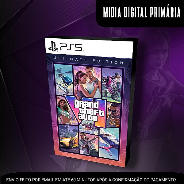 Pré Venda - Grand Theft Auto VI Ps5 Mídia Digital - Versão Ultimate