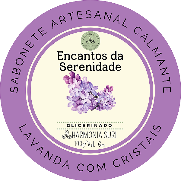 Encantos da Serenidade (Lavanda com cristais)