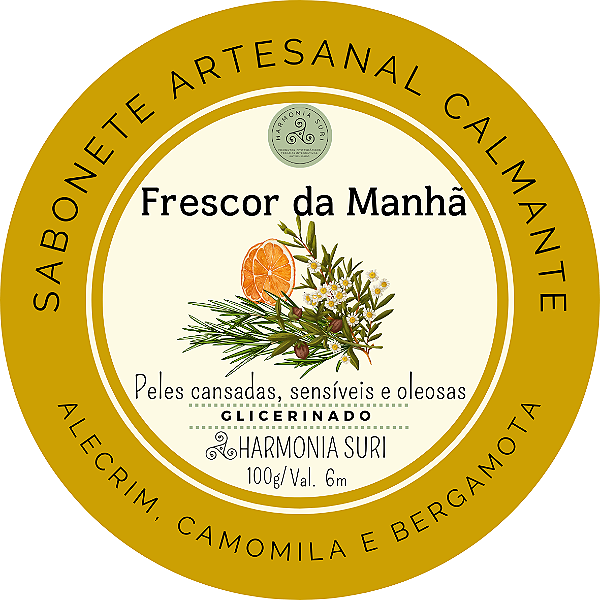 Frescor da Manhã (alecrim, camomila e bergamota)