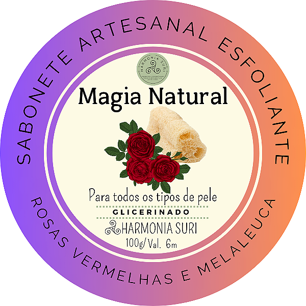 Magia Natural (Rosas Vermelhas e melaleuca)
